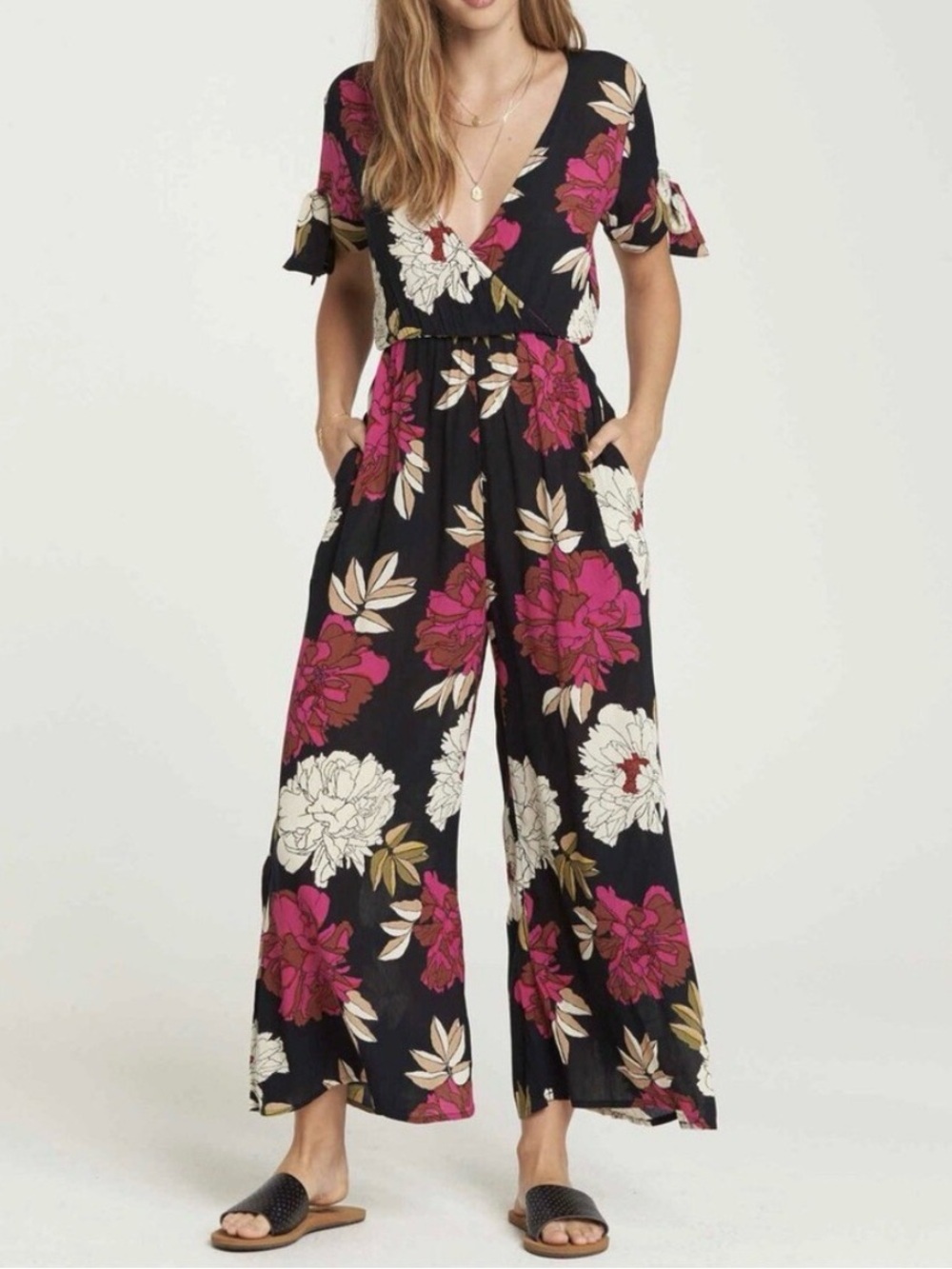 Billabong Floral Jumpsuit, S